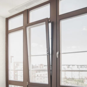 Противопожарное алюминиевое окно 900×600 мм / серия FRM5144